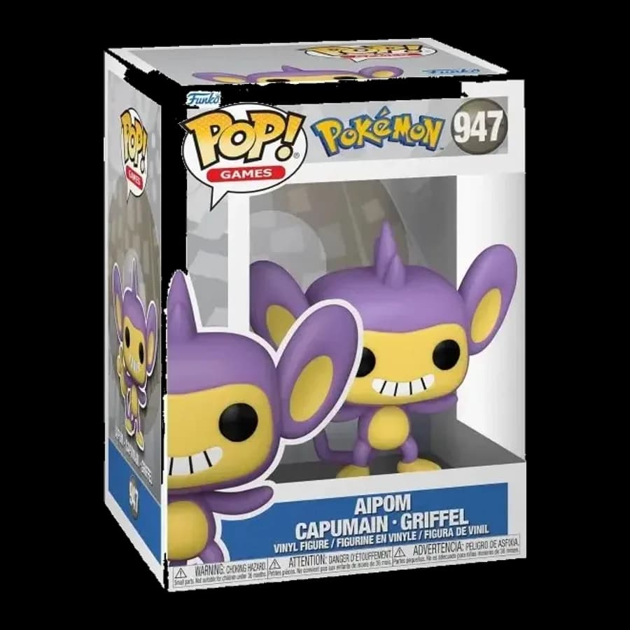 FUNKO POP! GAMES: POKEMON - AIPOM CAPUMAIN GRIFFEL #947 VINYL FIGURE