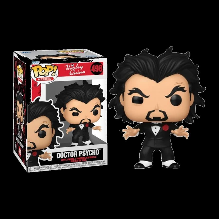 FUNKO POP! HEROES: HARLEY QUINN ANIMATED SERIES - DOCTOR PSYCHO #498 VINYL FIGURE