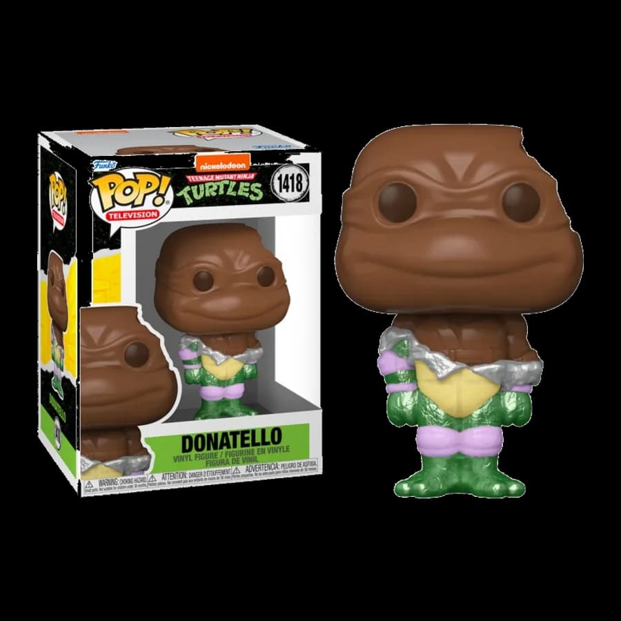 FUNKO POP! TELEVISION: TEENAGE MUTANT NINJA TURTLES - DONATELLO (EASTER CHOCOLATE) #1418 VINYL FIGURE