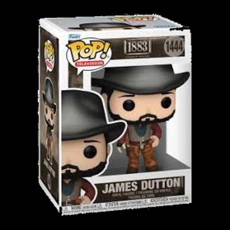FUNKO POP! TELEVISION: 1883 - JAMES DUTTON #1444 VINYL FIGURE