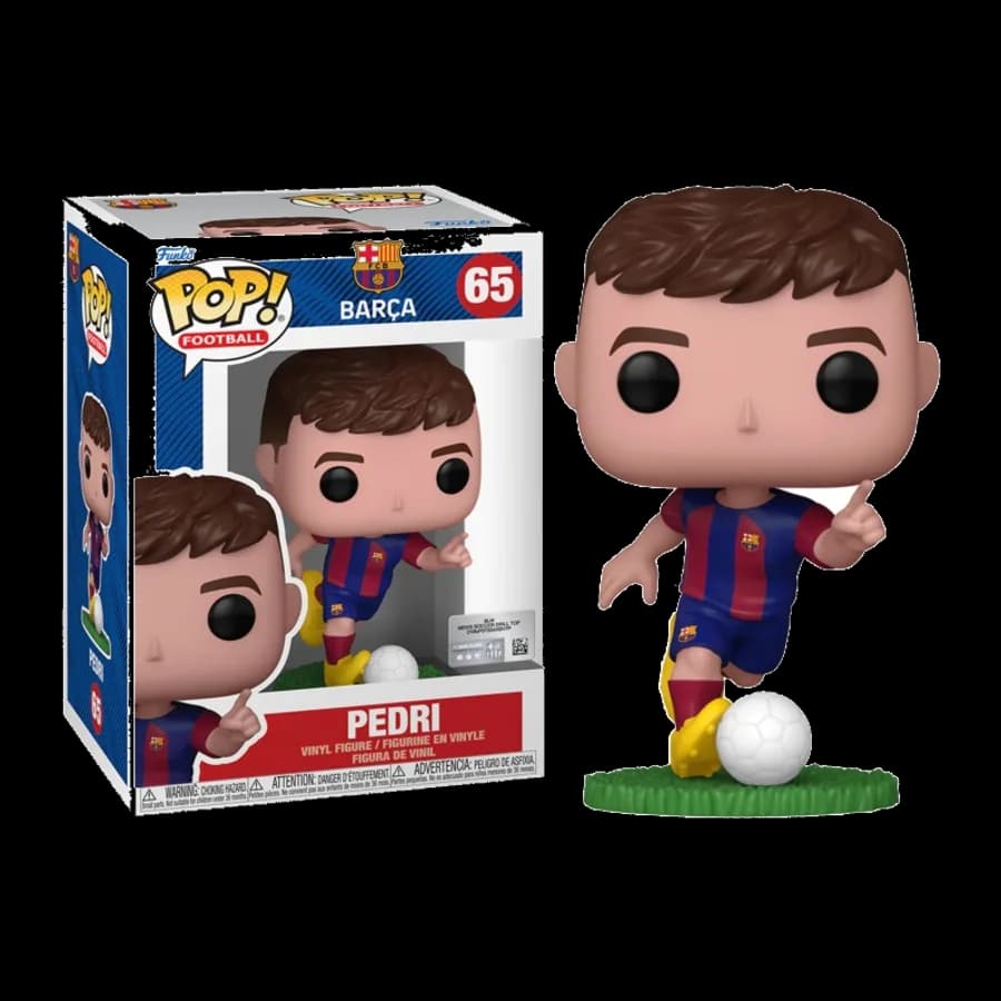 FUNKO POP! FOOTBALL: BARCELONA - PEDRI #65 VINYL FIGURE