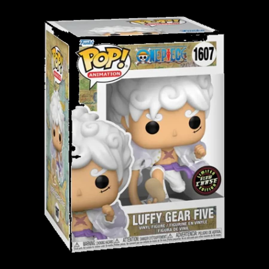 FUNKO POP! ANIMATION: ONE PIECE - LUFFY GEAR FIVE {GLOW CHASE EDITION} #1607 VINYL FIGURE