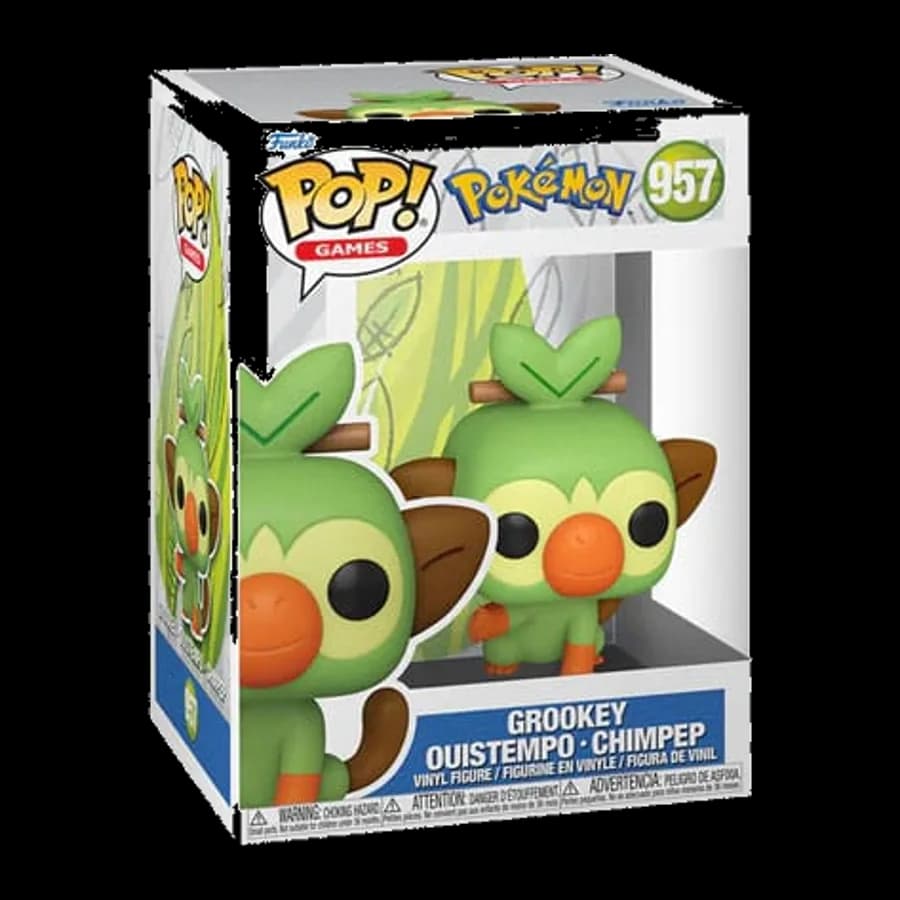 FUNKO POP! GAMES: POKEMON - GROOKEY #957 VINYL FIGURE