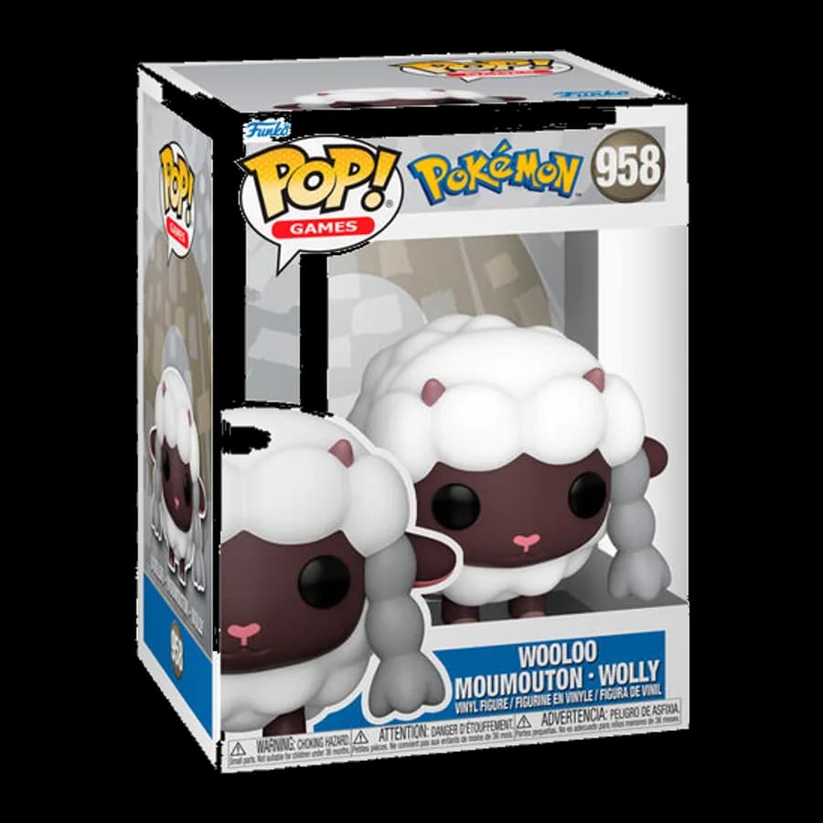 FUNKO POP! GAMES: POKEMON - WOOLOO #958 VINYL FIGURE