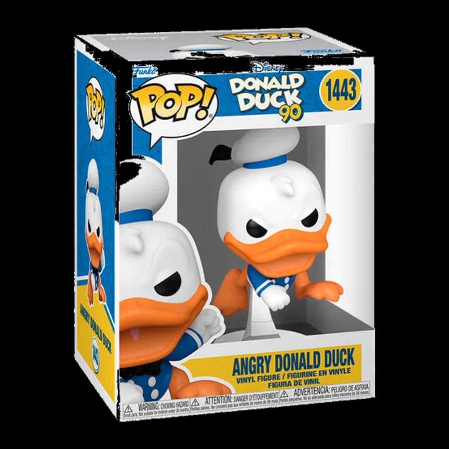 FUNKO POP! DISNEY: DONALD DUCK 90th - ANGRY DONALD DUCK #1443 VINYL FIGURE