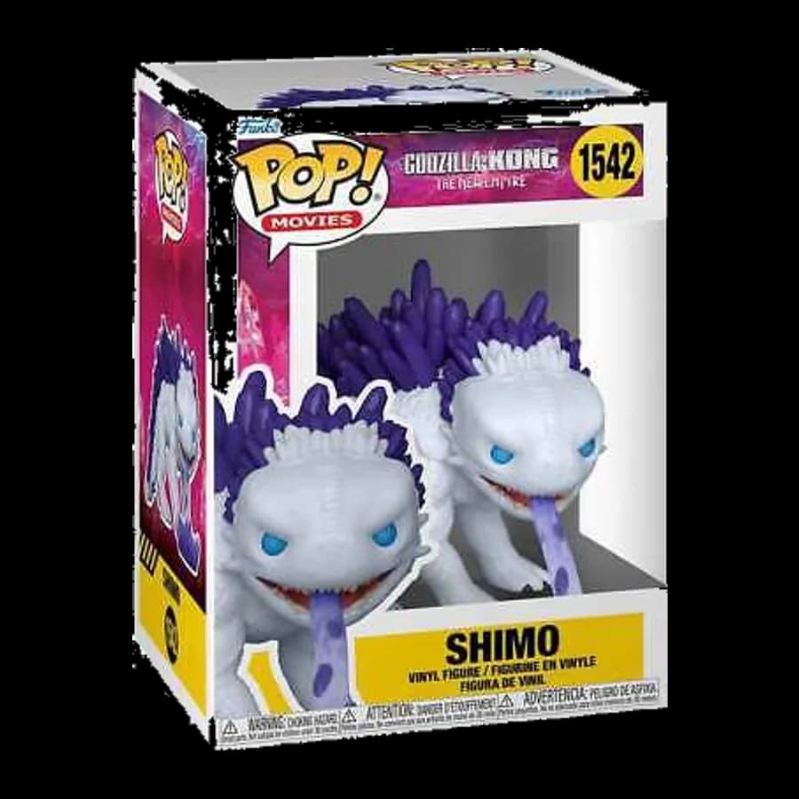 FUNKO POP! MOVIES: GODZILLA vs KONG: THE NEW EMPIRE - SHIMO WITH ICE-RAY #1542 VINYL FIGURE