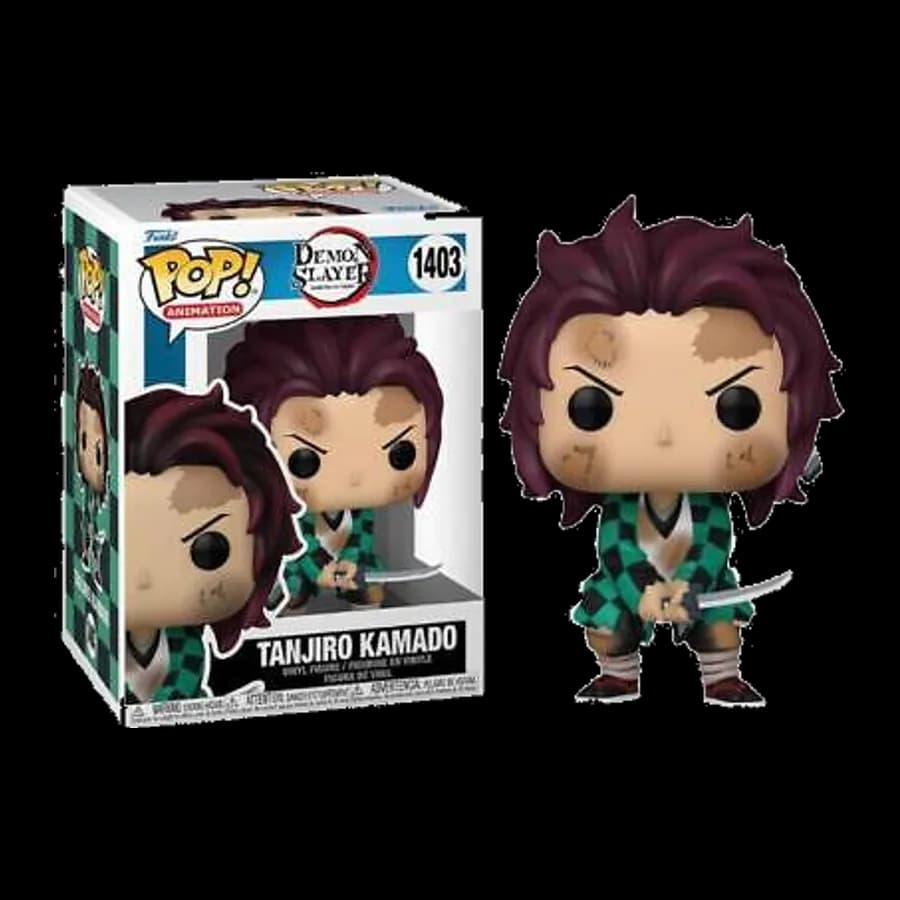 FUNKO POP! ANIMATION: DEMON SLAYER KIMETSU NO YAIBA - TANJIRO KAMADO (TRAINING) #1403 VINYL FIGURE