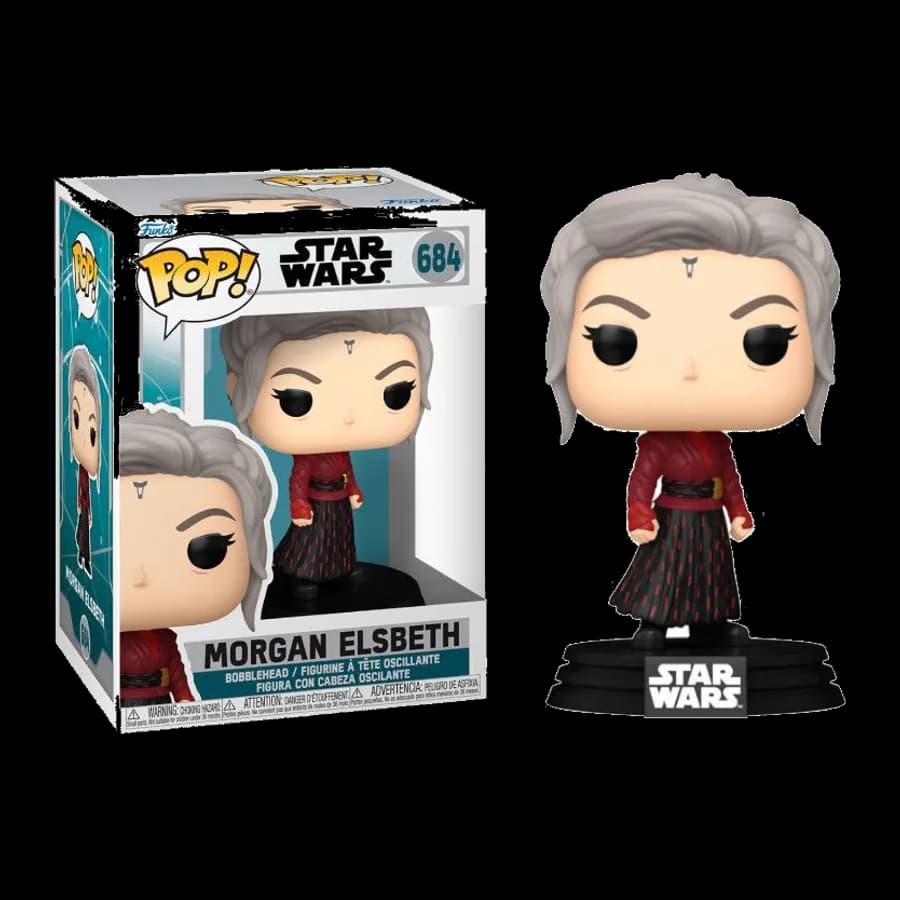 FUNKO POP! DISNEY: STAR WARS AHSOKA S2 - MORGAN ELSBETH #684 BOBBLE-HEAD VINYL FIGURE