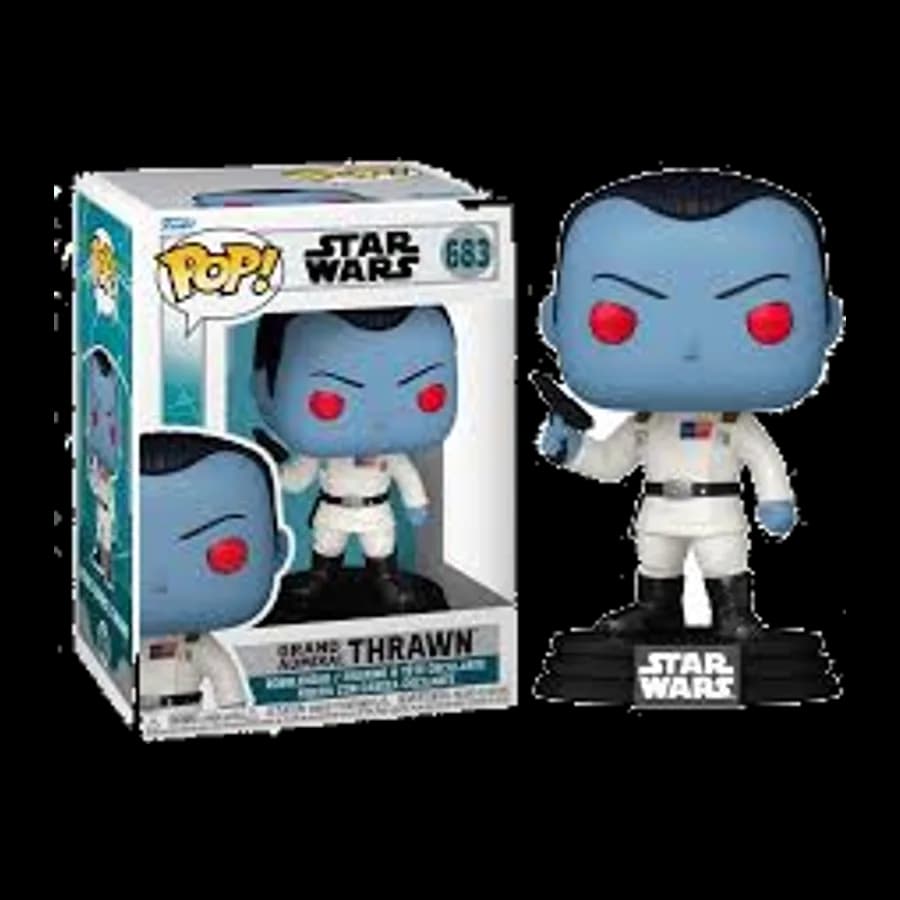 FUNKO POP! DISNEY: STAR WARS AHSOKA S2 - GRAND ADMIRAL THRAWN #683 BOBBLE-HEAD VINYL FIGURE