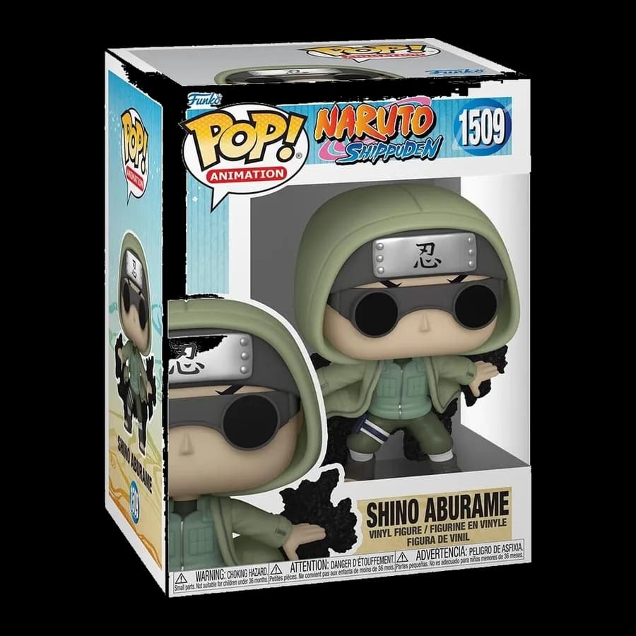 FUNKO POP! ANIMATION: NARUTO SHIPPUDEN - SHINO ABURAME #1509 VINYL FIGURE