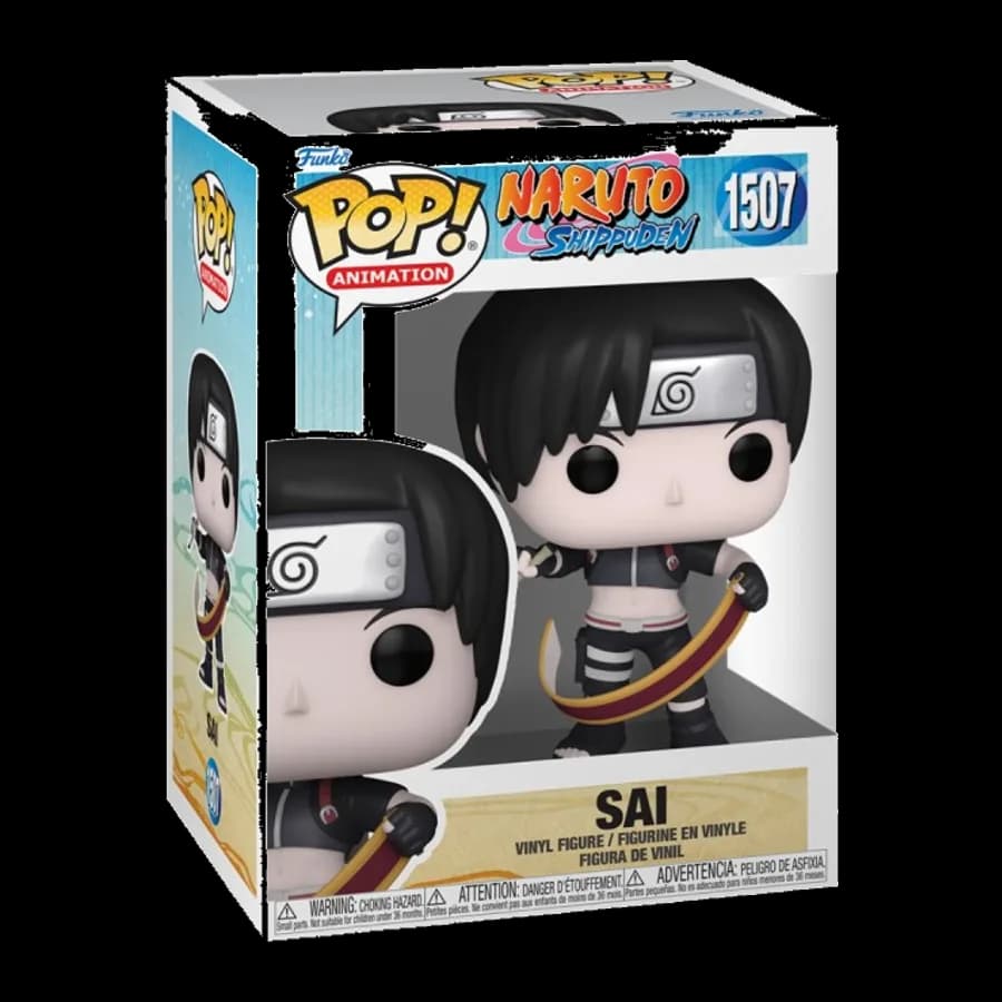 FUNKO POP! ANIMATION: NARUTO SHIPPUDEN - SAI #1507 VINYL FIGURE