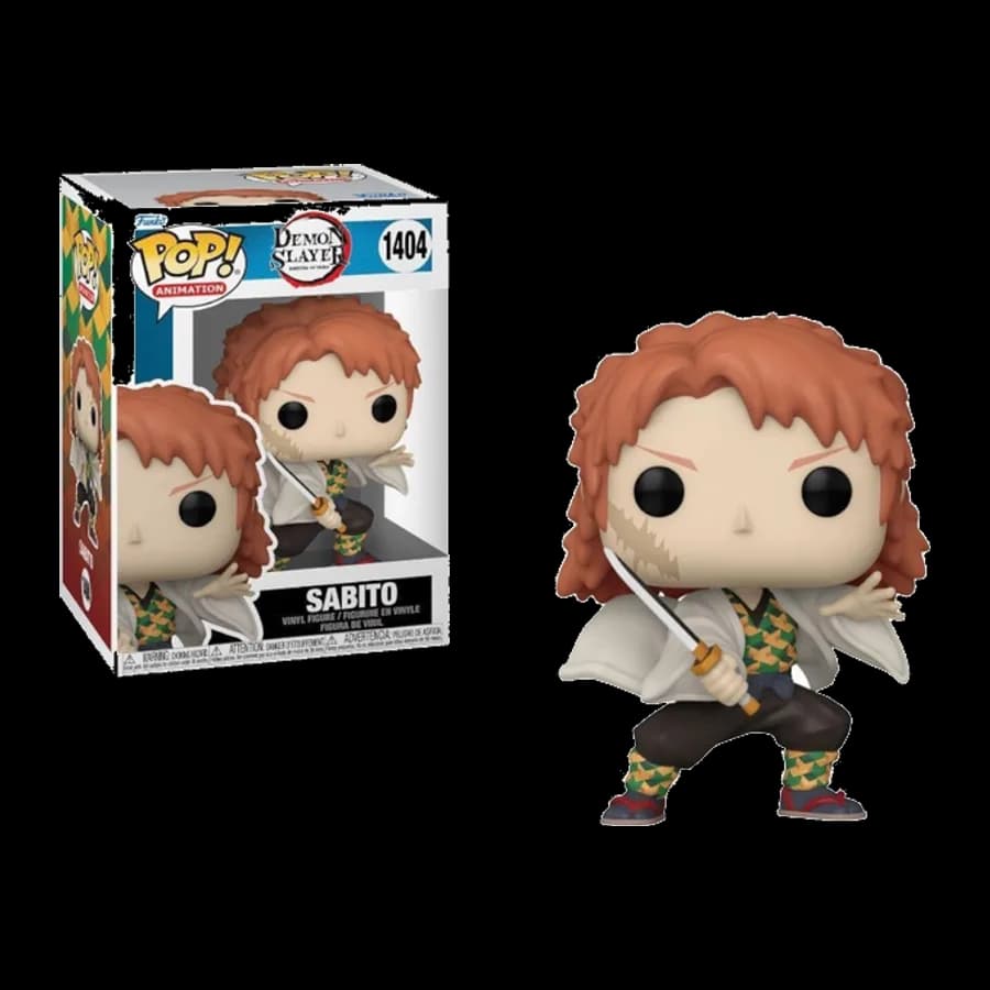 FUNKO POP! ANIMATION: DEMON SLAYER KIMETSU NO YAIBA - SABITO (NO MASK) #1404 VINYL FIGURE
