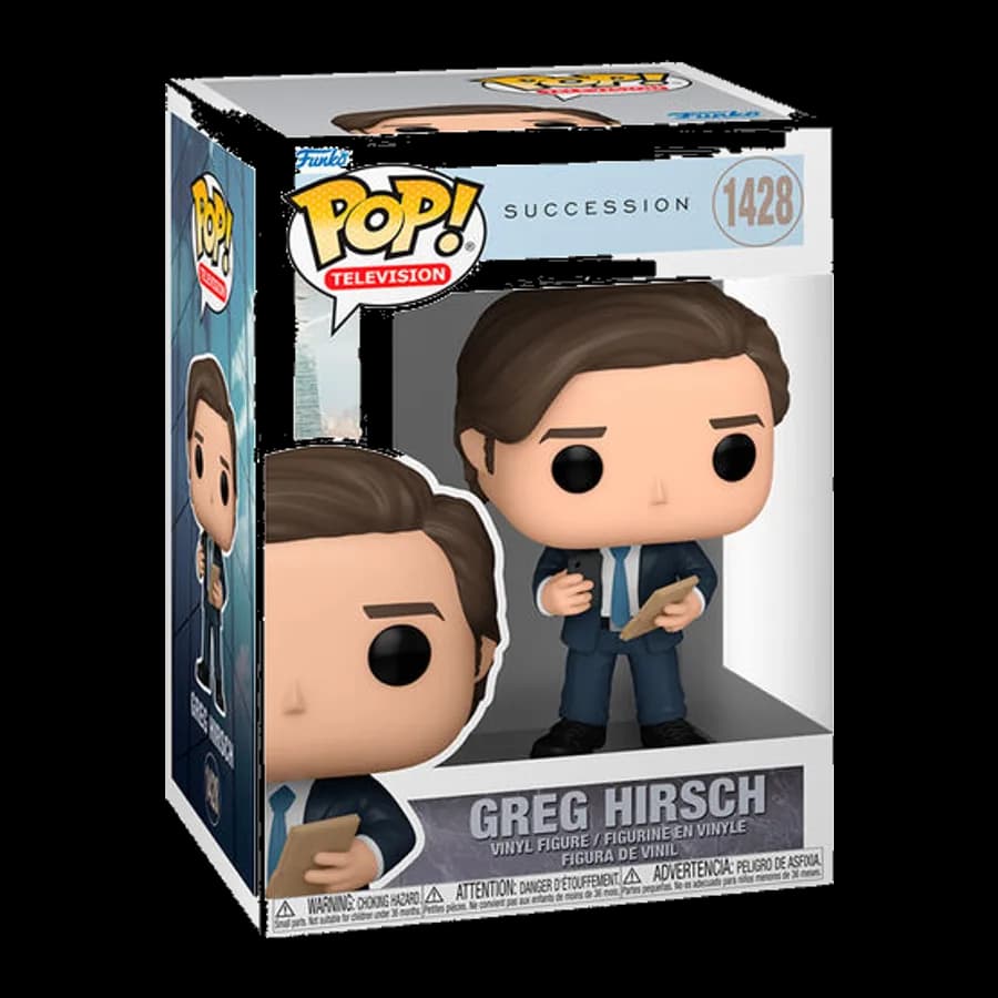 FUNKO POP! TELEVISION: SUCCESSION - GREG HIRSCH #1428 VINYL FIGURE