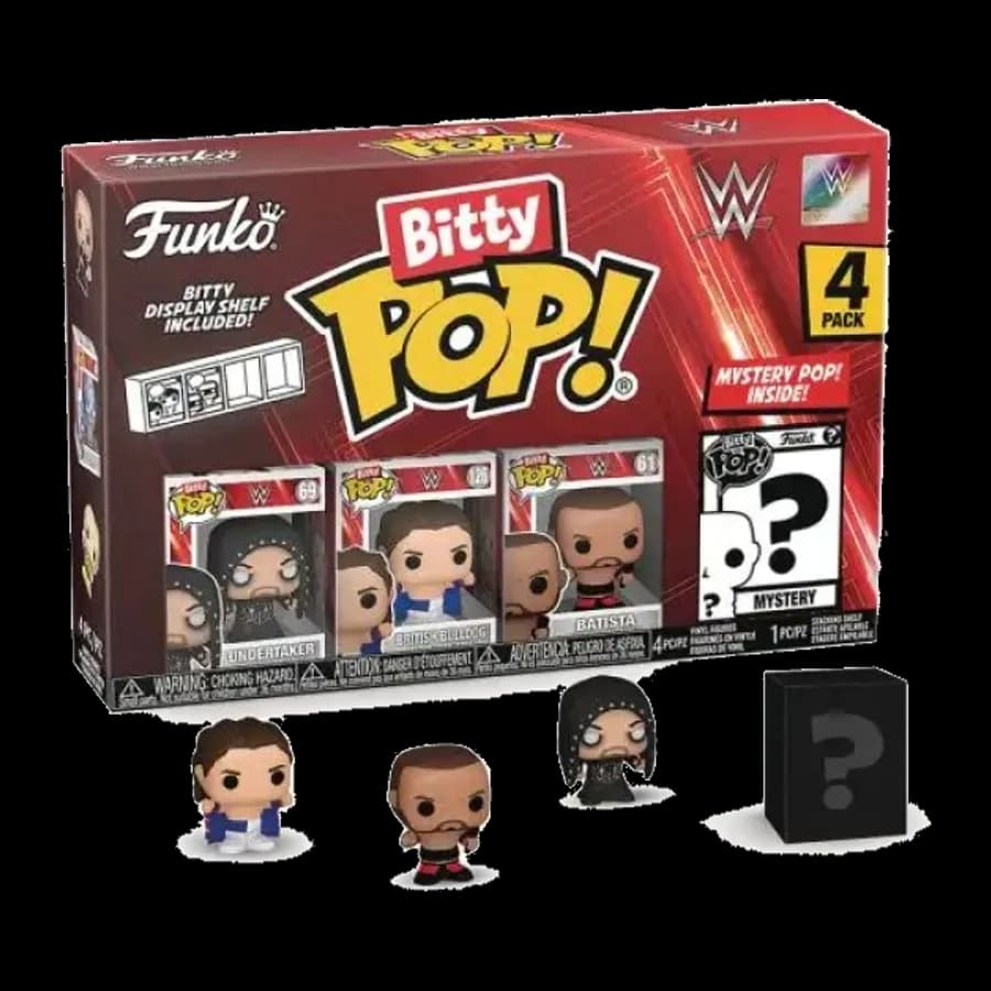 FUNKO BITTY POP! 4-PACK: WWE - THE UNDERTAKER VINYL FIGURES