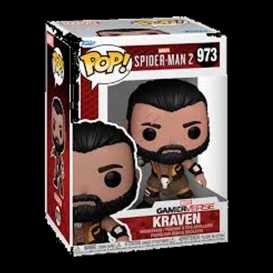 FUNKO POP! MARVEL GAMEVERSE: SPIDER-MAN 2 - KRAVEN #973 BOBBLE-HEAD VINYL FIGURE
