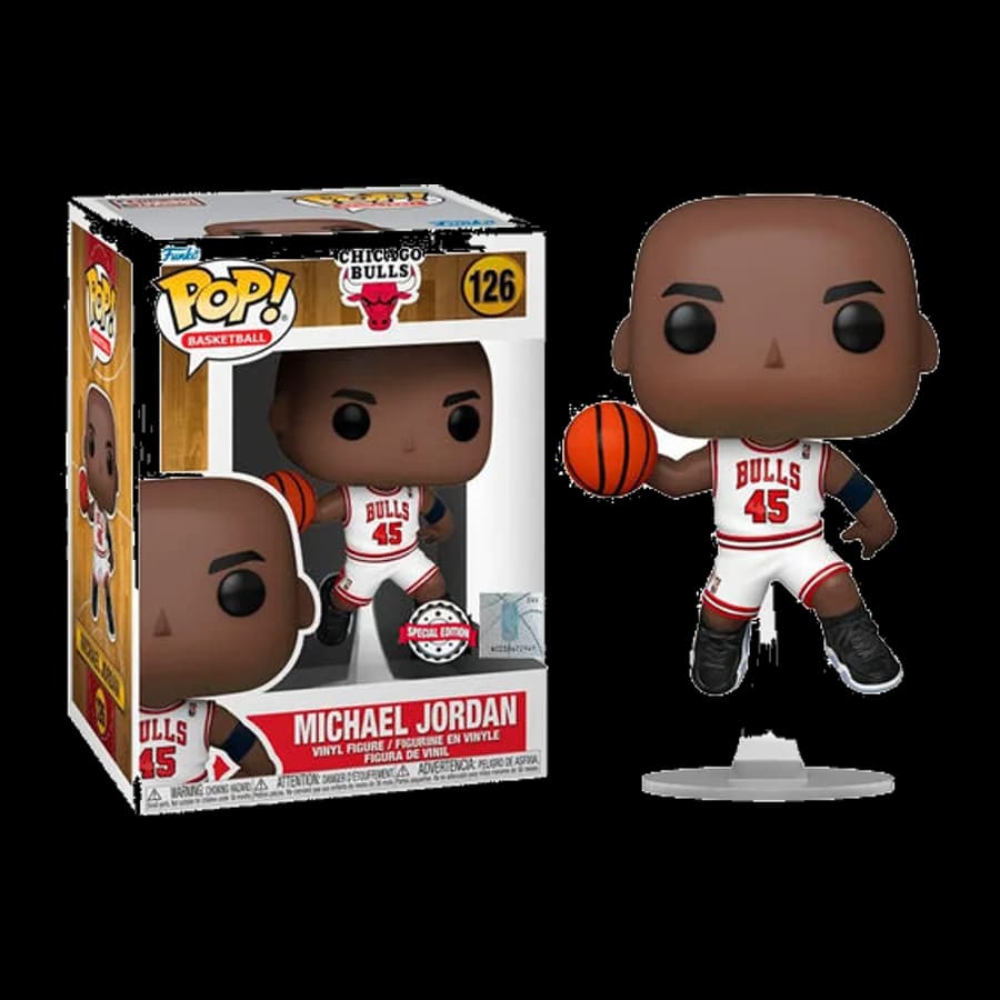FUNKO POP! NBA BASKETBALL: BULLS - MICHAEL JORDAN (1995 PLAYOFFS) (SPECIAL EDITION) #126 VINYL FIGURE