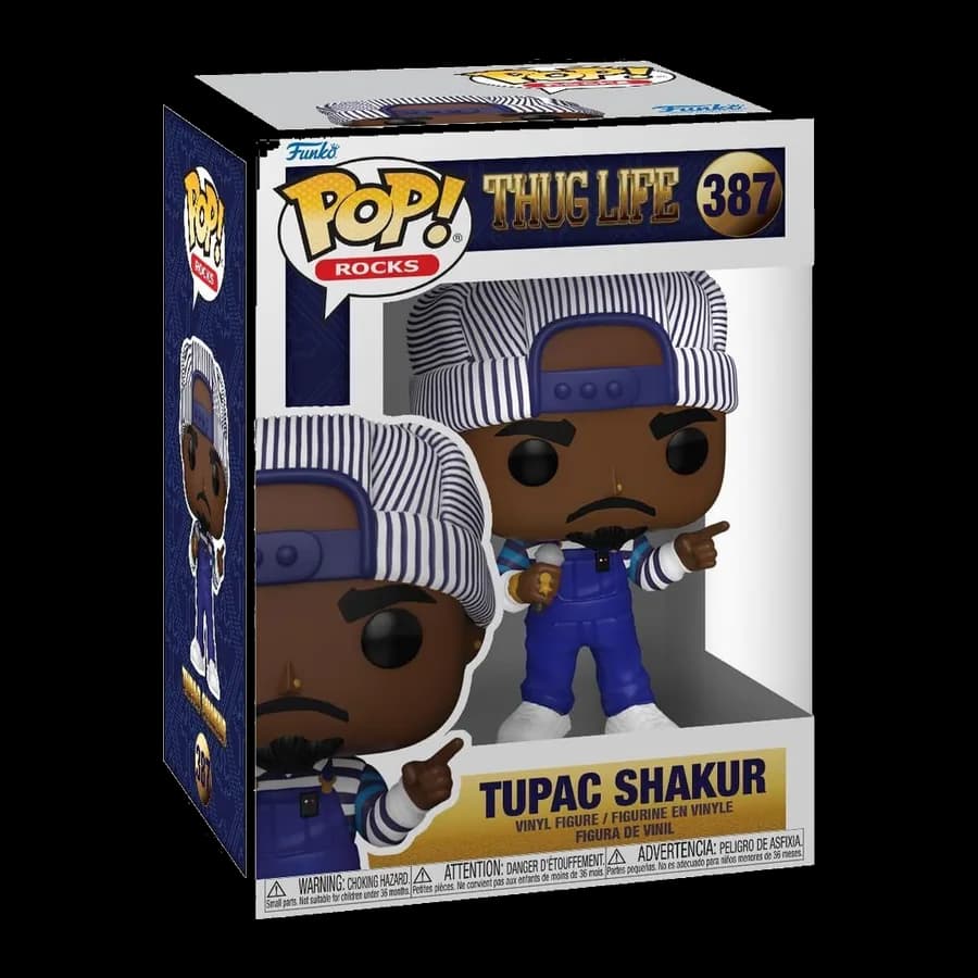 FUNKO POP! ROCKS: THUG LIFE - TUPAC SHAKUR #387 VINYL FIGURE