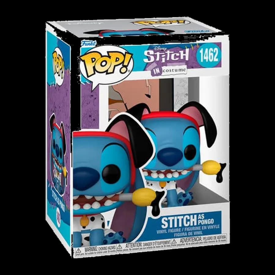 FUNKO POP! DISNEY: STITCH IN COSTUME - STITCH AS PONGO #1462 VINYL FIGURE