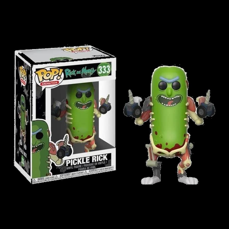 FUNKO POP! ANIMATION: RICK AND MORTY - PICKLE RICK #333 VINYL FIGURE