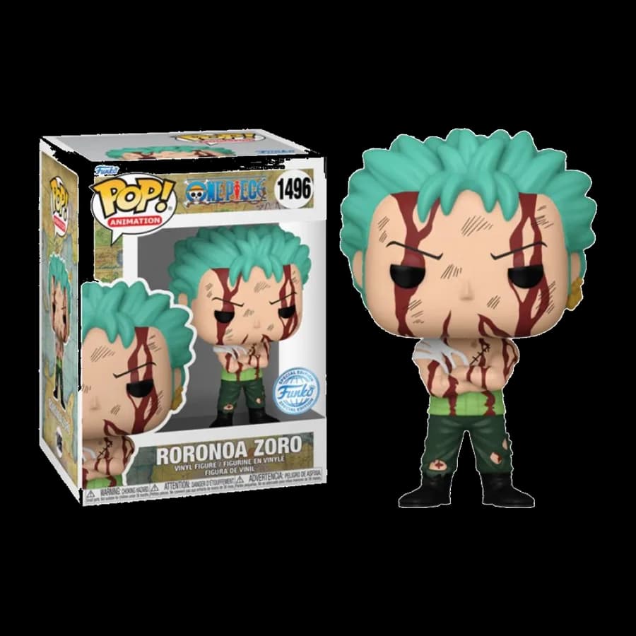 FUNKO POP! ANIMATION: ONE PIECE - RORONOA ZORO (NOTHING HAPPENED) (SPECIAL EDITION) #1496 VINYL FIGURE
