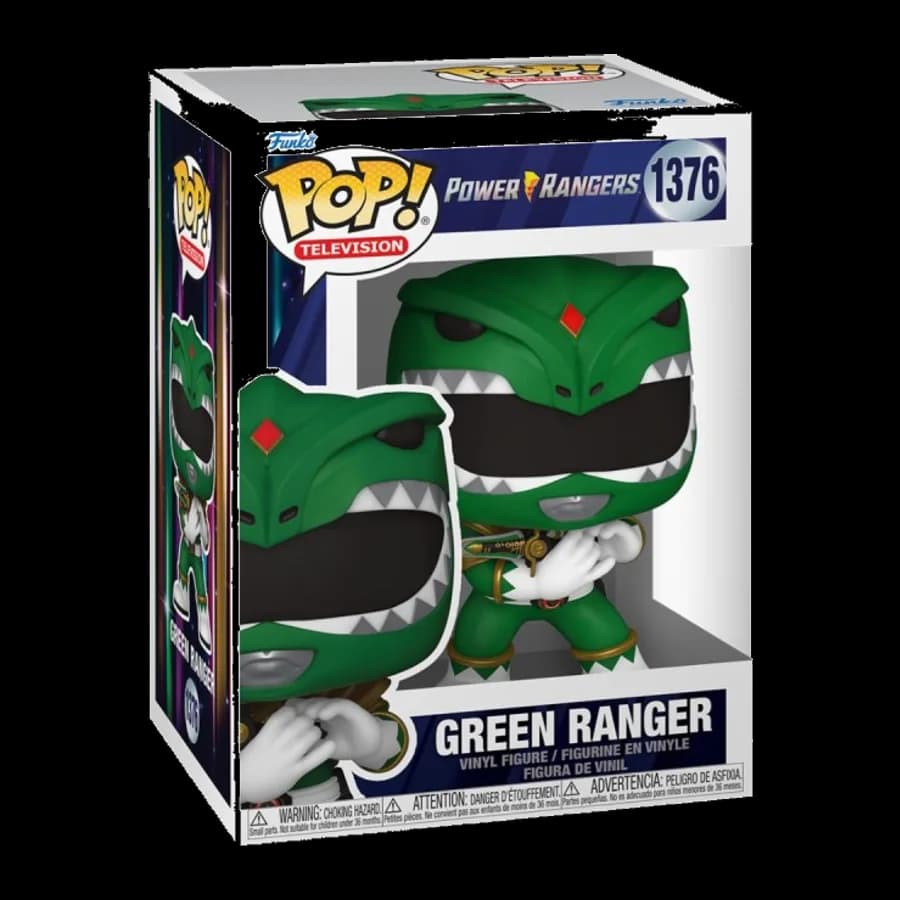 FUNKO POP! TELEVISION: POWER RANGERS - GREEN RANGER #1376 VINYL FIGURE