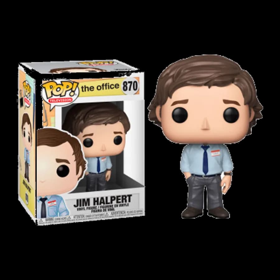 FUNKO POP! TELEVISION: THE OFFICE - JIM HALPERT #870 VINYL FIGURE