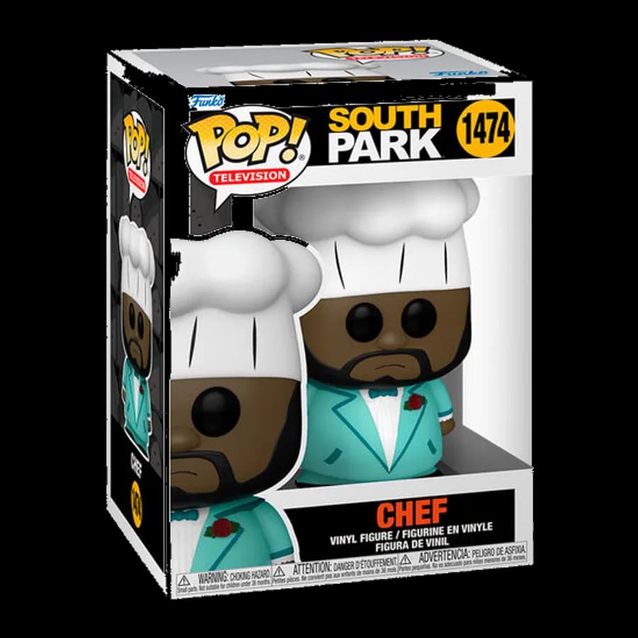 FUNKO POP! TELEVISION: SOUTH PARK - CHEF IN SUIT #1474 VINYL FIGURE