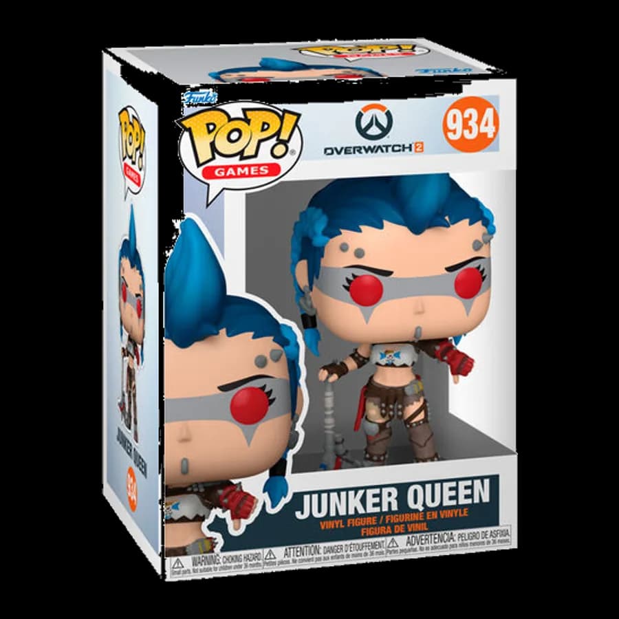 FUNKO POP! GAMES: OVERWATCH 2 - JUNKER QUEEN #934 VINYL FIGURE