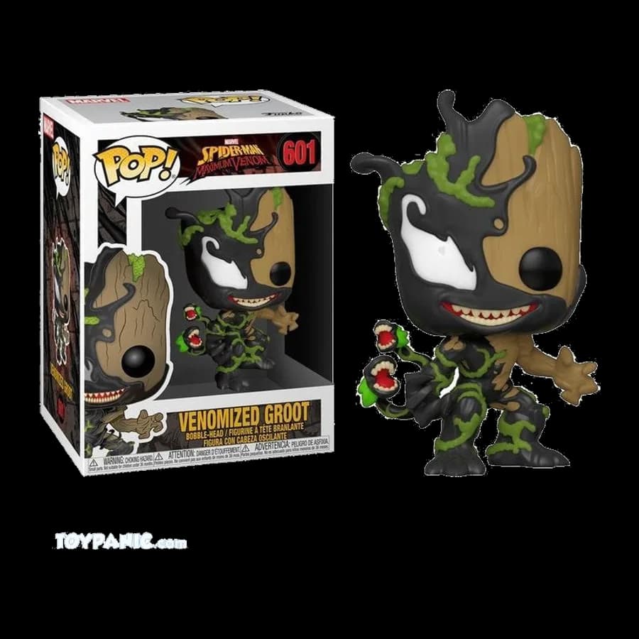 FUNKO POP! MARVEL: SPIDER-MAN MAXIMUM VENOM - VENOMIZED GROOT #601 BOBBLE-HEAD VINYL FIGURE