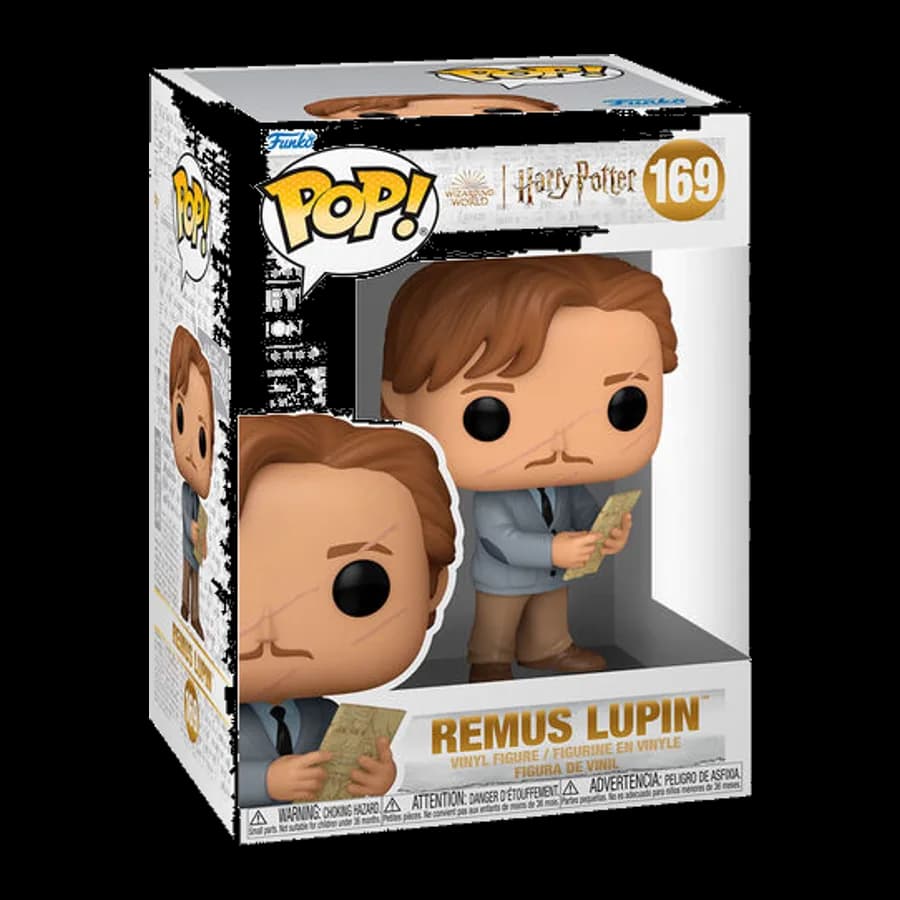 FUNKO POP! MOVIES: HARRY POTTER PRISONER OF AZKABAN - REMUS LUPIN WITH MAP #169 VINYL FIGURE
