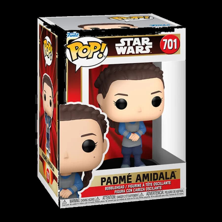 FUNKO POP! DISNEY STAR WARS: EP1 THE PHANTOM MENACE ANNIVERSARY - PADME AMIDALA (TATOOINE) #701 BOBBLE-HEAD VINYL FIGURE