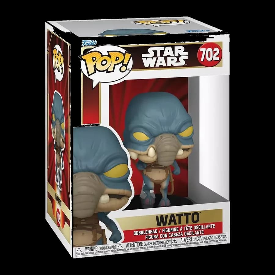 FUNKO POP! DISNEY STAR WARS: EP1 THE PHANTOM MENACE ANNIVERSARY - WATTO #702 BOBBLE-HEAD VINYL FIGURE