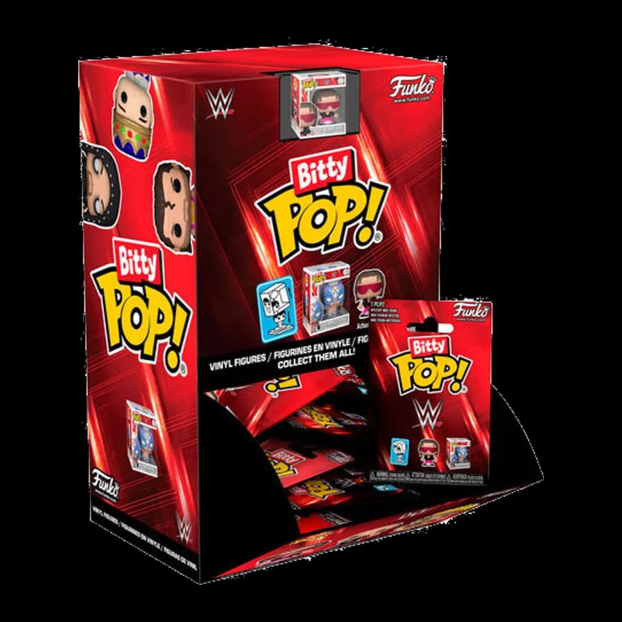 FUNKO BITTY POP! WWE: MYSTERY MINI FIGURE (RANDOM 36pcs) VINYL FIGURES