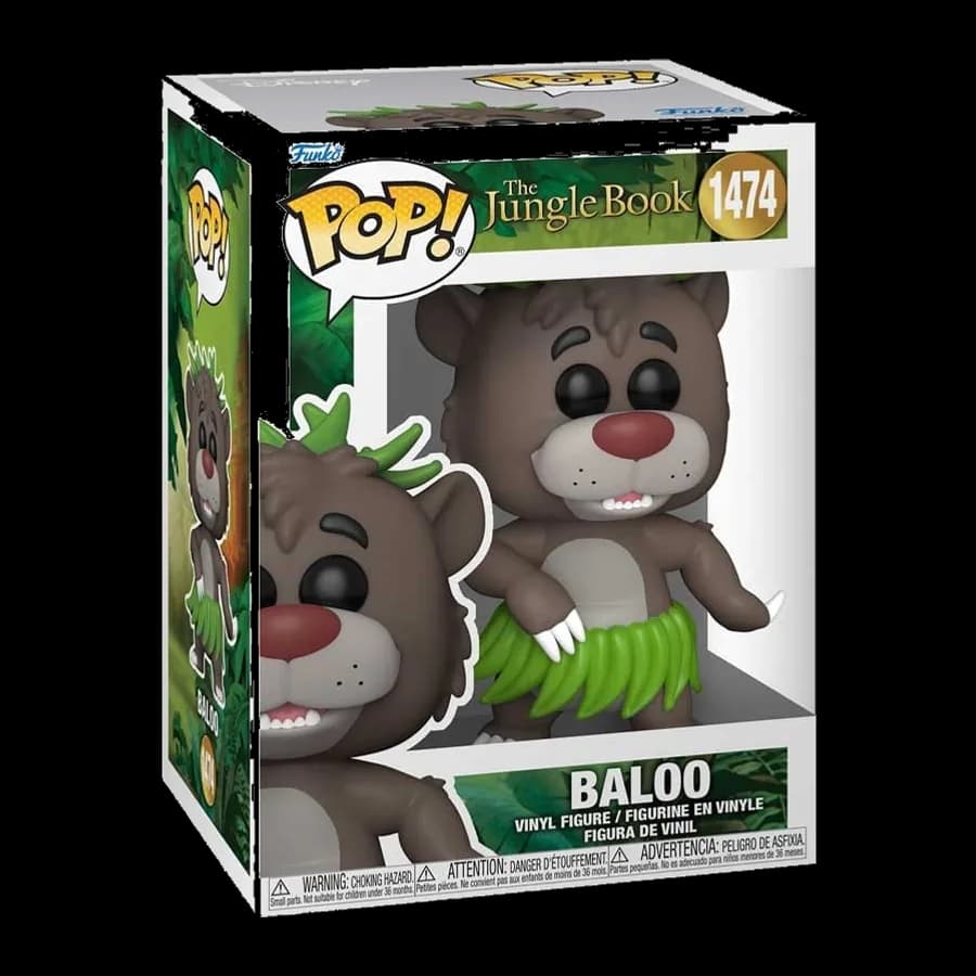 FUNKO POP! DISNEY: THE JUNGLE BOOK - BALOO #1474 VINYL FIGURE
