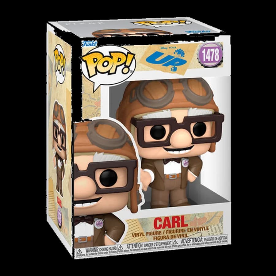 FUNKO POP! DISNEY: UP - CARL #1478 VINYL FIGURE