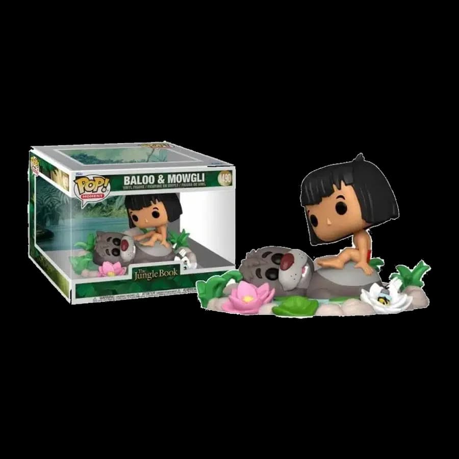 FUNKO POP! MOMENTS: THE JUNGLE BOOK - BALOO & MOWGLI #1490 VINYL FIGURE