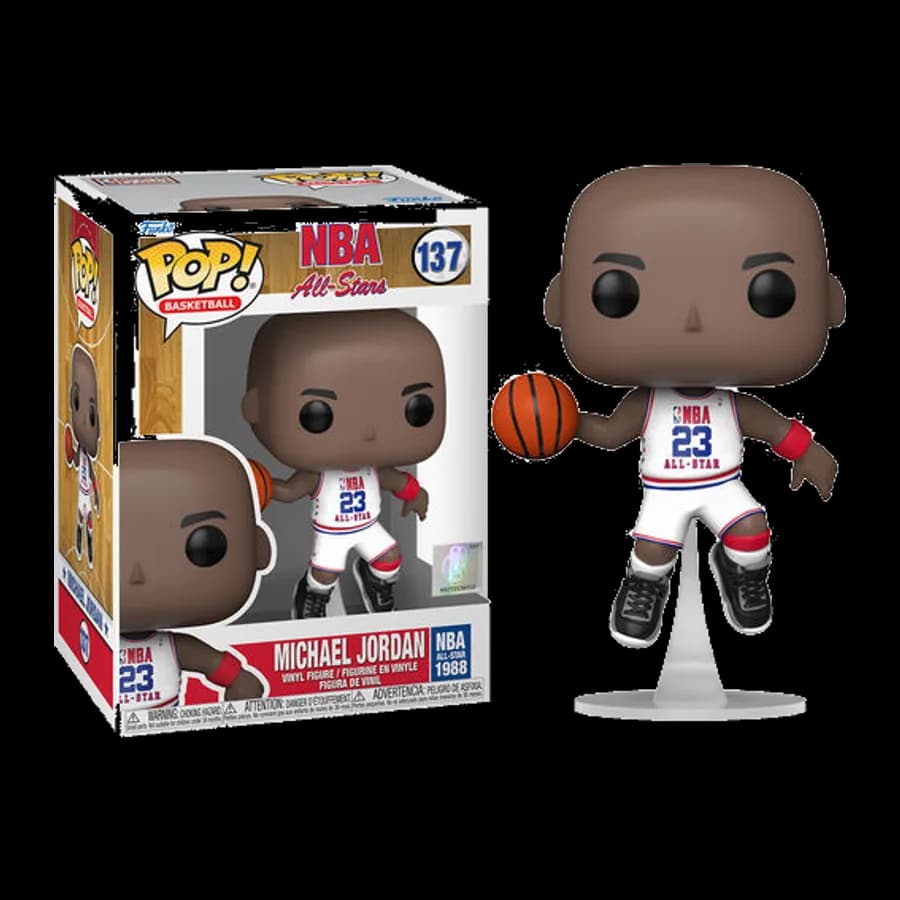 FUNKO POP! BASKETBALL: NBA ALL STARS - MICHAEL JORDAN (1988 ASG) #137 VINYL FIGURE