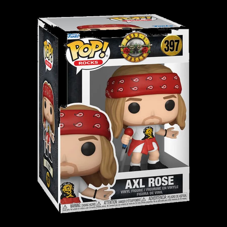 FUNKO POP! ROCKS: GUNS N ROSES - AXL ROSE (1992) #397 VINYL FIGURE