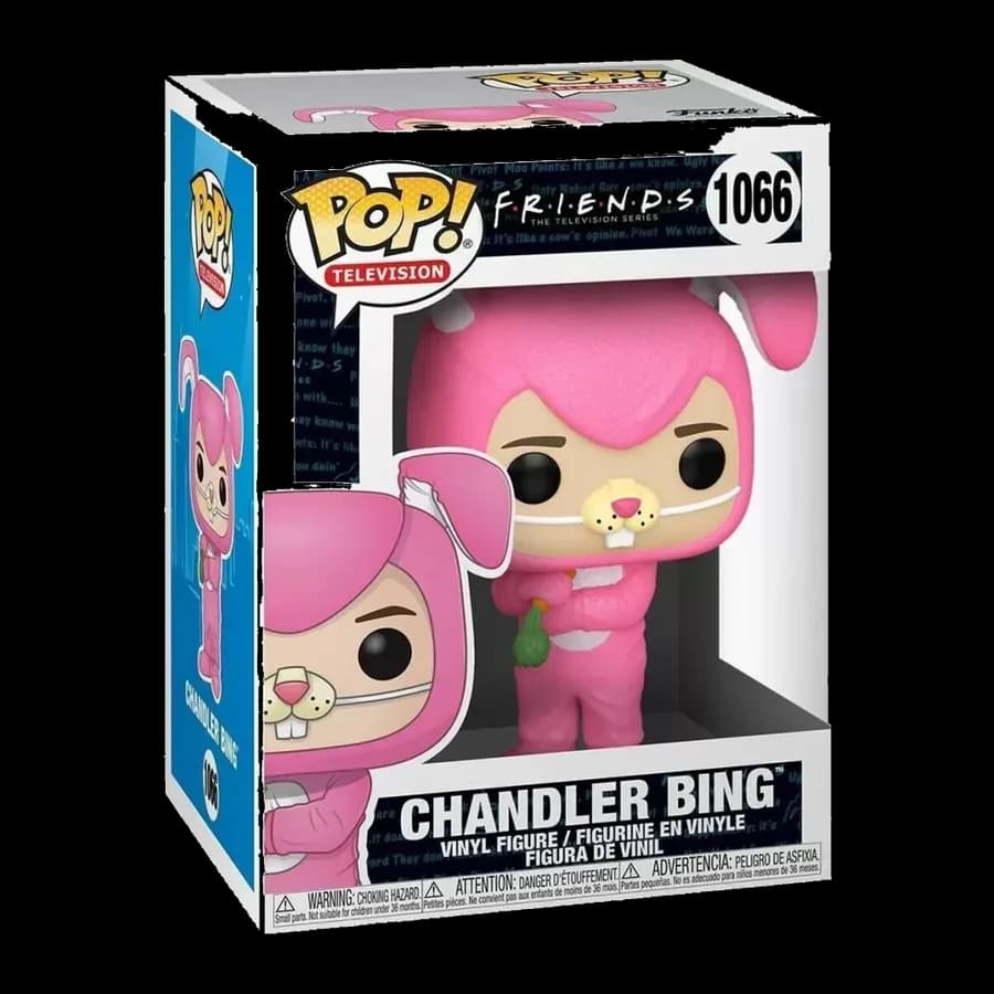 FUNKO POP! TELEVISION: FRIENDS - CHANDLER AS BUNNY #1066 VINYL FIGURE