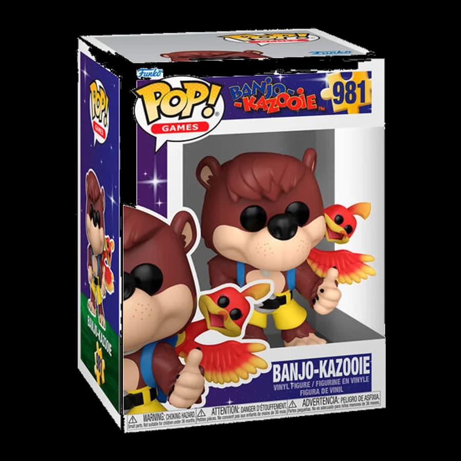 FUNKO POP! GAMES: BANJO KAZOOIE - BANJO & KAZOOIE #981 VINYL FIGURE