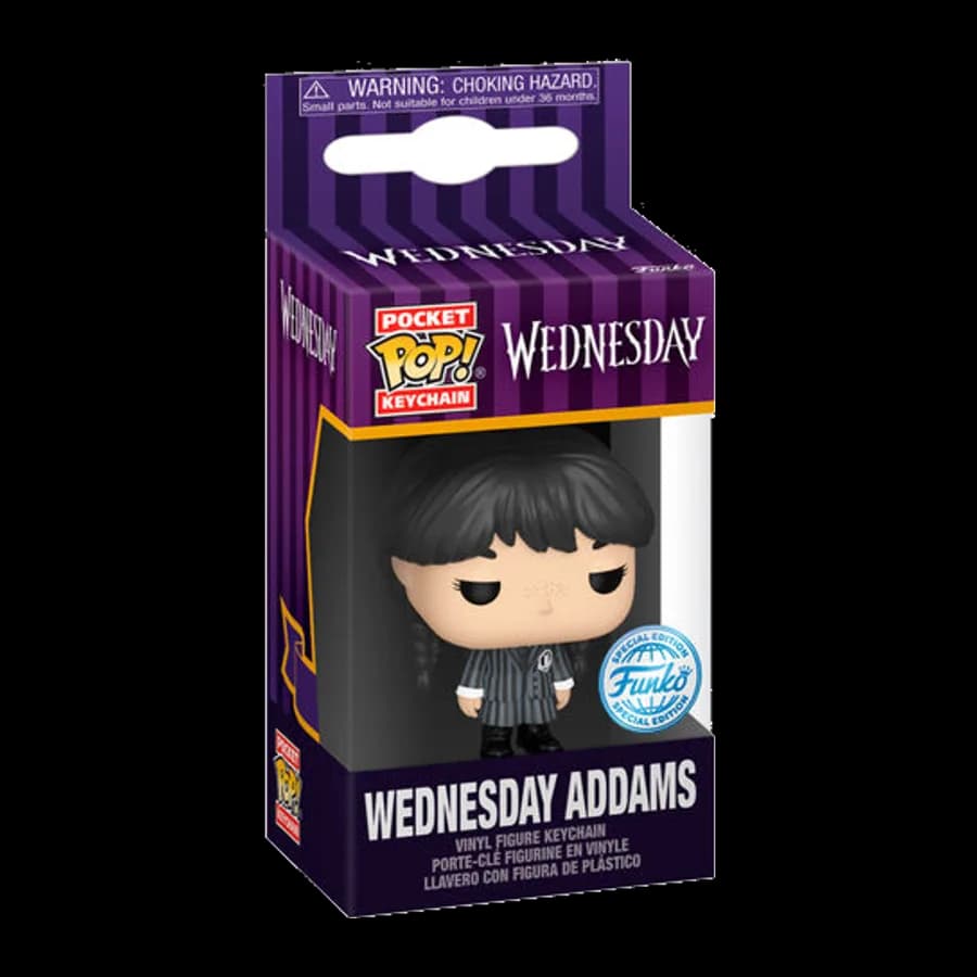 FUNKO POCKET POP! WEDNESDAY (SPECIAL EDITION) VINYL FIGURE KEYCHAIN