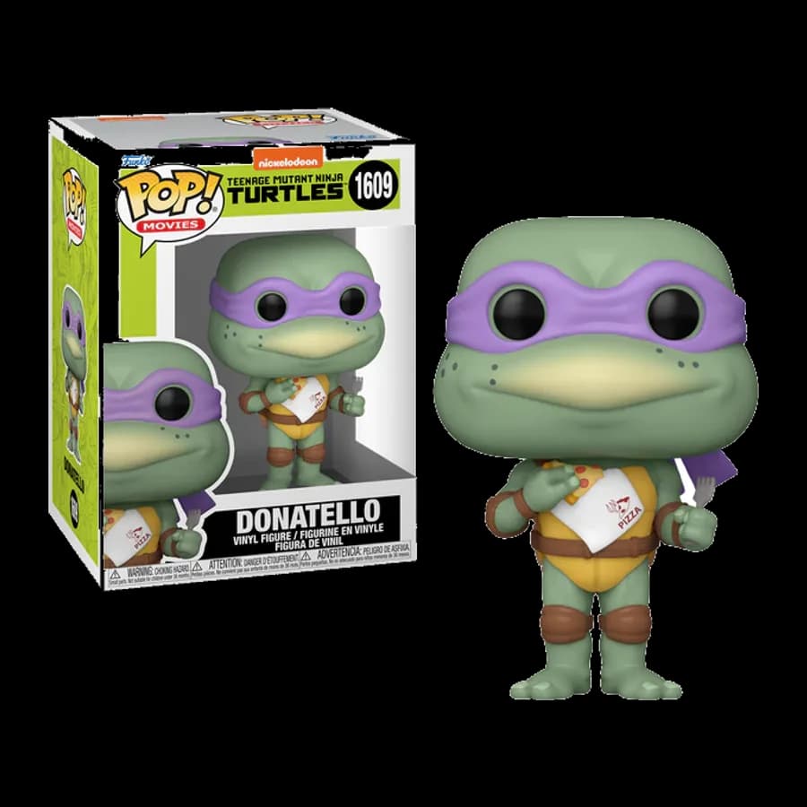 FUNKO POP! MOVIES: TEENAGE MUTANT NINJA TURTLES - DONATELLO WITH NAPKIN #1609 VINYL FIGURE