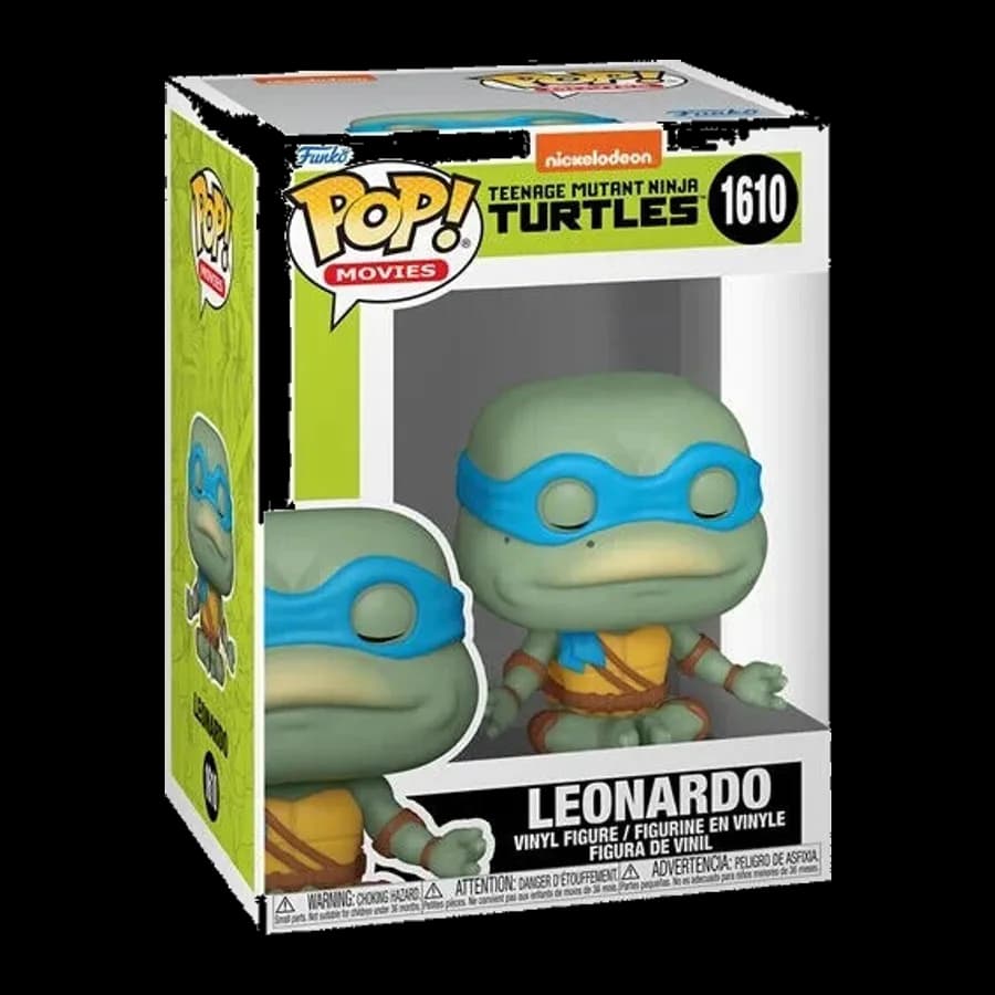 FUNKO POP! MOVIES: TEENAGE MUTANT NINJA TURTLES - LEONARDO (MEDITATING) #1610 VINYL FIGURE