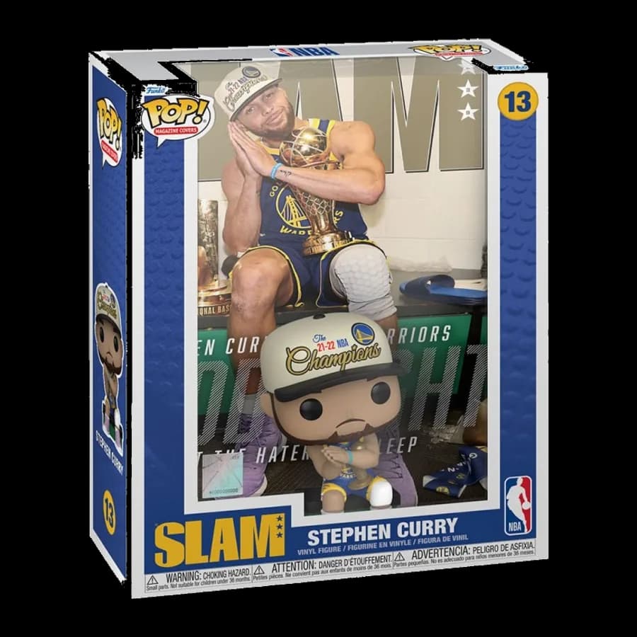 FUNKO POP! MAGAZINE COVERS: SLAM NBA - STEPHEN CURRY #13 VINYL FIGURE