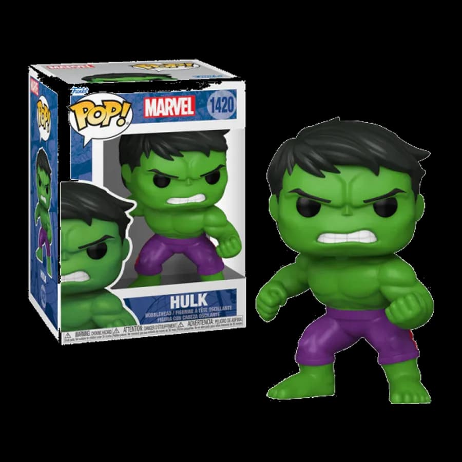 FUNKO POP! MARVEL: NEW CLASSICS - HULK #1420 BOBBLE-HEAD VINYL FIGURE