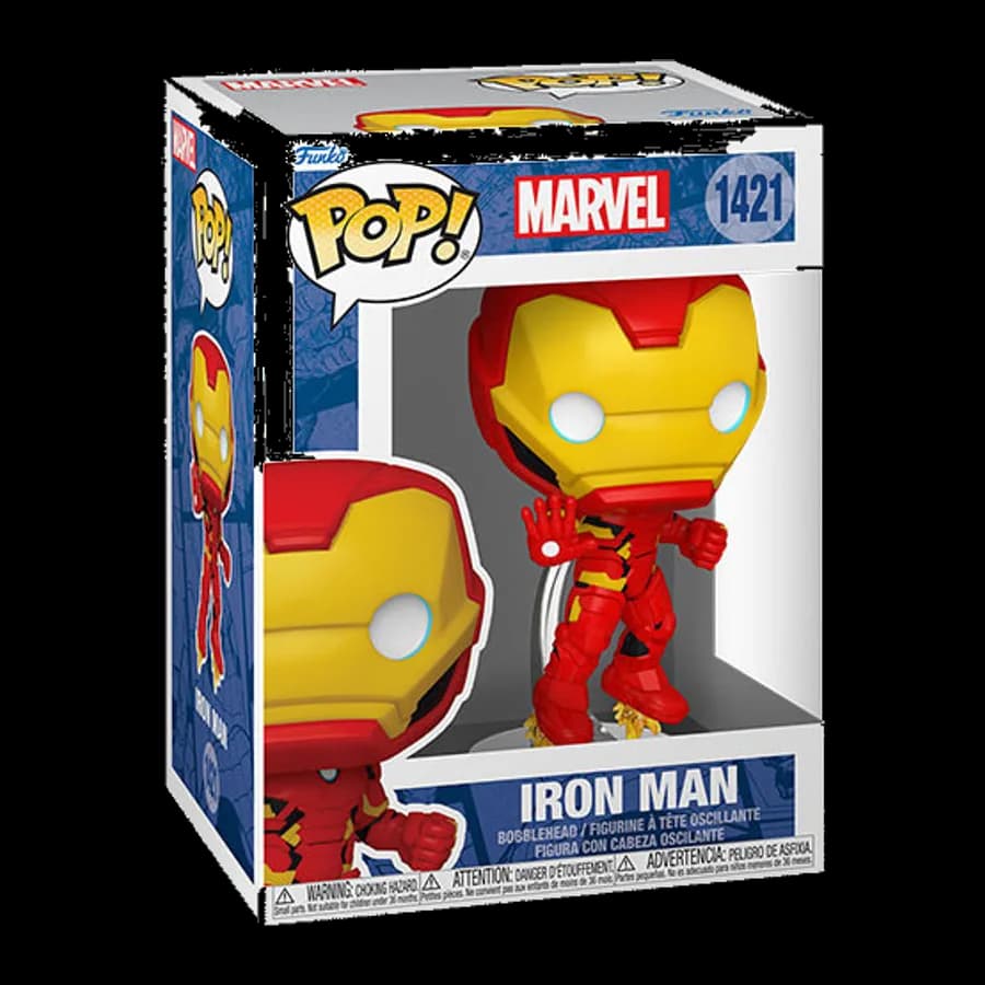 FUNKO POP! MARVEL: NEW CLASSICS - IRON MAN #1421 BOBBLE-HEAD VINYL FIGURE