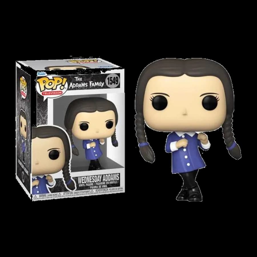 FUNKO POP! TELEVISION: ADDAMS FAMILY CLASSIC - WEDNESDAY #1549 VINYL FIGURE