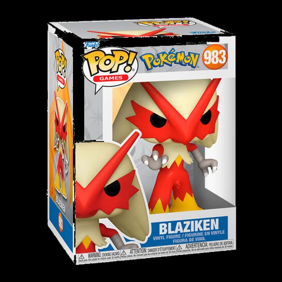 FUNKO POP! GAMES: POKEMON - BLAZIKEN #983 VINYL FIGURE