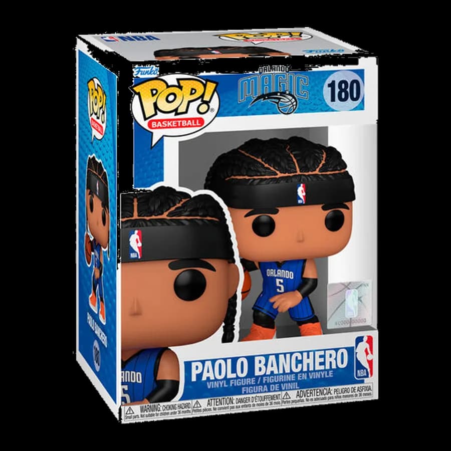 FUNKO POP! BASKETBALL NBA: ORLANDO MAGIC - PAOLO BANCHERO #180 VINYL FIGURE