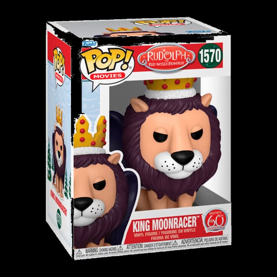 FUNKO POP! MOVIES: RUDOLPH THE RED NOSED REINDEER - KING MOONRACER #1570 VINYL FIGURE